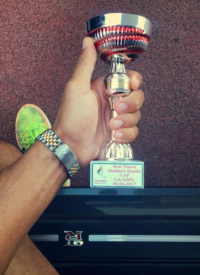 TeamCA_Officiel's tweet photo. #CAFCC The Player of the Match #ASPLCA Award Winner is @Mattyrusike ๐ ๐๐๐
๐ฆ๐น #ClubAfricain #TeamCA ๐ดโช๐ฏ https://t.co/jAFjbPAgxm