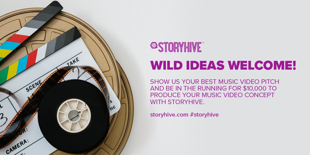 The deadline is TOMORROW! Apply now for $10k to make your next (or first) music video: ow.ly/xzbN30aeNGH <a href="/STORYHIVE/">STORYHIVE</a>