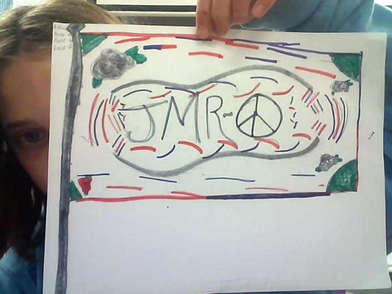 Jamaroe150's tweet photo. Here's our Flag that one of our team members drew! https://t.co/sD8wBCgPMC