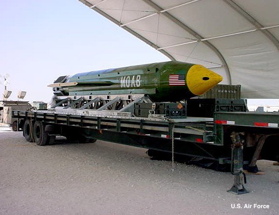 U.S. Drops Largest Non-Nuclear Bomb Ever on ISIS C9TvuDOVoAAgrds