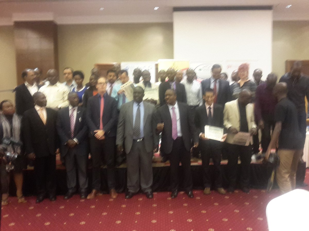 UncleBob256's tweet photo. .#KampalaGIC Awards Host #UncleMitch Egwang appreciates partners @giz_gmbh @KCCAUG @nwscug. https://t.co/X211Q9QAzR