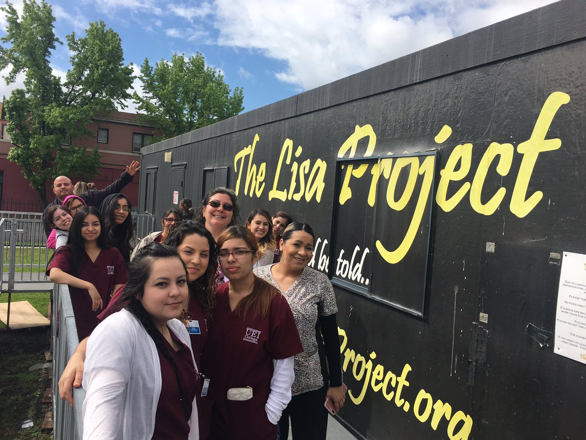 lisaproject's tweet photo. UEI Medical students here today. April 2017 is out 7 year anniversary #NoChildAbuse #TheLisaProject https://t.co/5Gzg1l314l