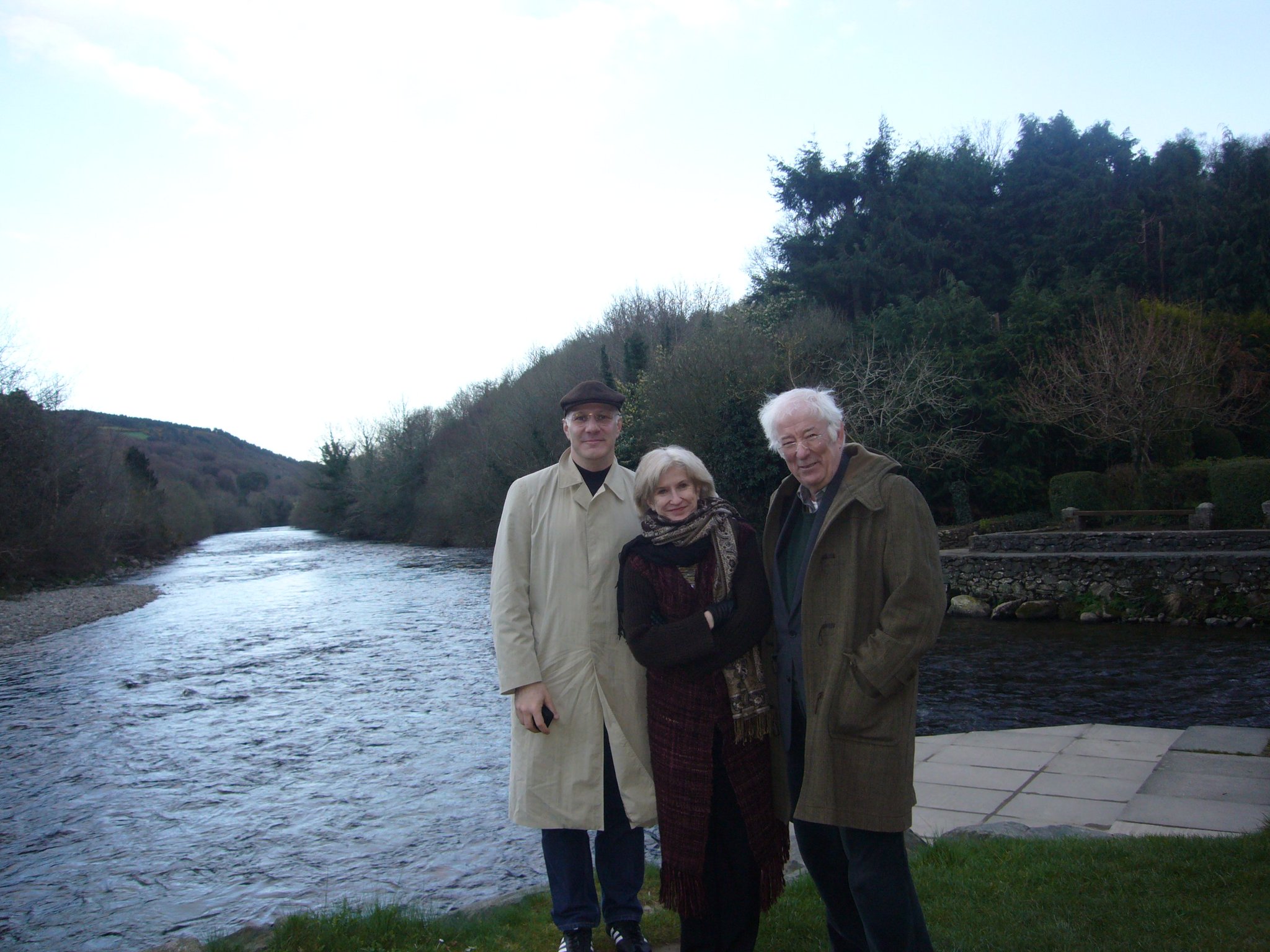 Happy Birthday

to Seamus Heaney,

great poet, colleague, and friend.

(with C. D. Wright on the road in Ireland) 