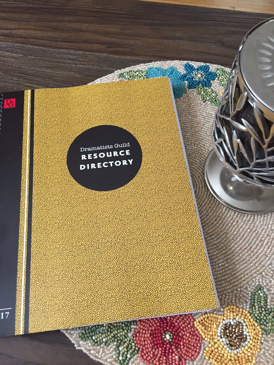 ArminaLaManna's tweet image. Look at what the postman just brought! @dramatistsguild #resourcedirectory