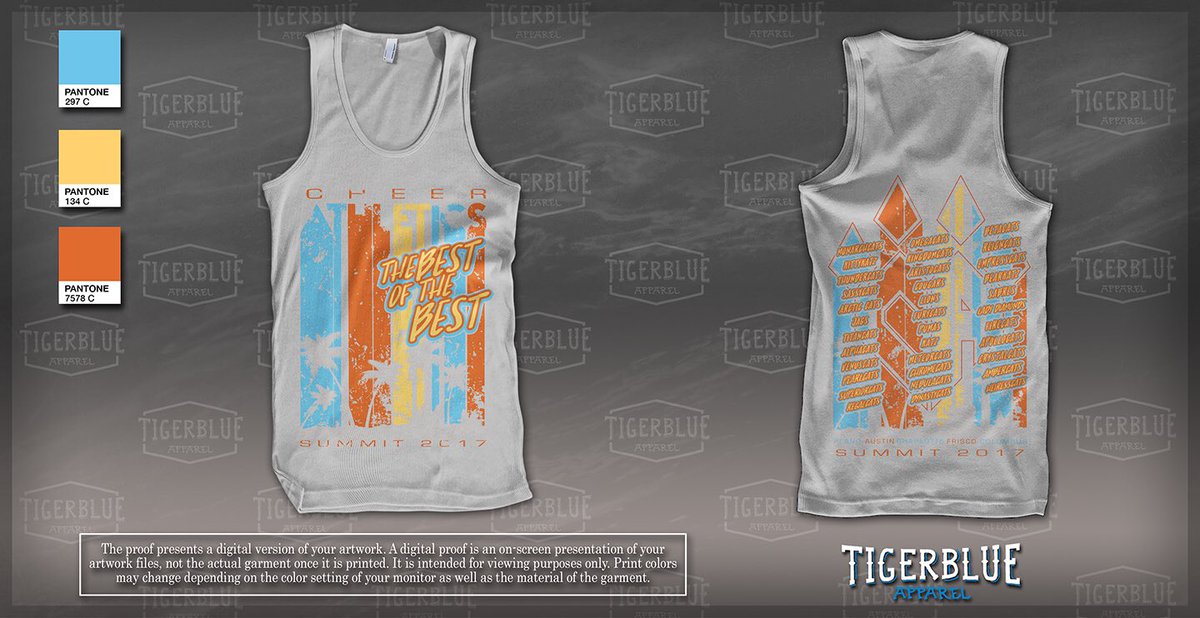 Only 2 Days left! Pre-Order your 2017 Summit tees and tanks NOW!! Save $5 and get free shipping to your local Cheer Athletics Pro Shop!