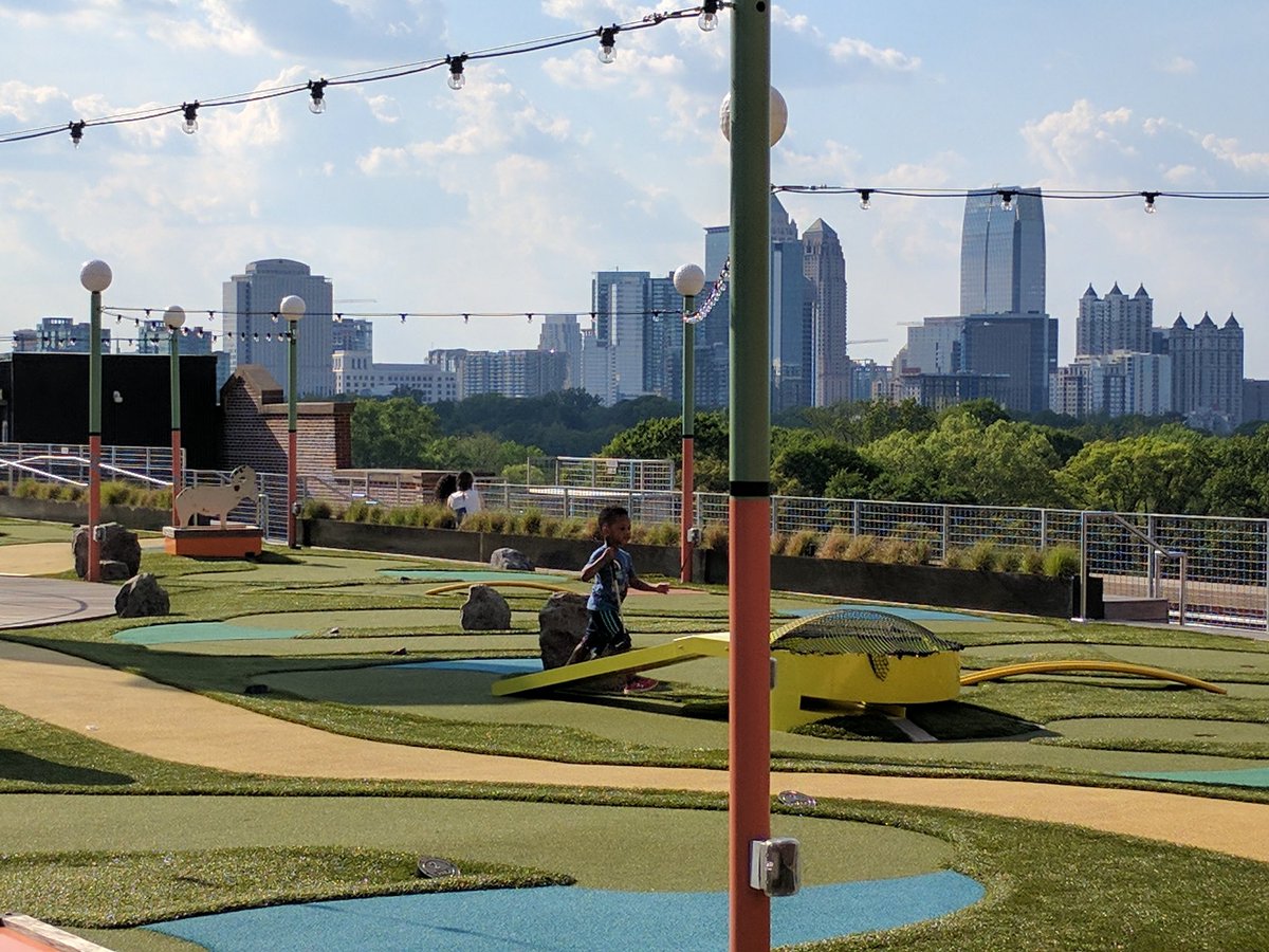 Putt putt and beers for my birthday with team <a href="/TripLingo/">TripLingo</a>