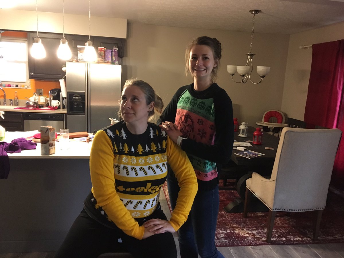 MrsBancroftWRMS's tweet photo. Awkward family photo because Christmas sweaters never go out of style. #2cool4school #teachershavefuntoo #onewaggoner https://t.co/py0497v8Un