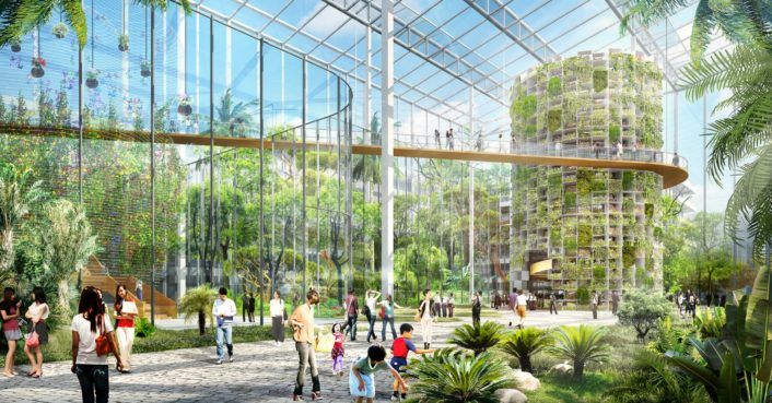 Shanghai is planning a massive 100-hectare vertical farm to feed 24 million people buff.ly/2p5wBcx <a href="/inhabitat/">Inhabitat</a>