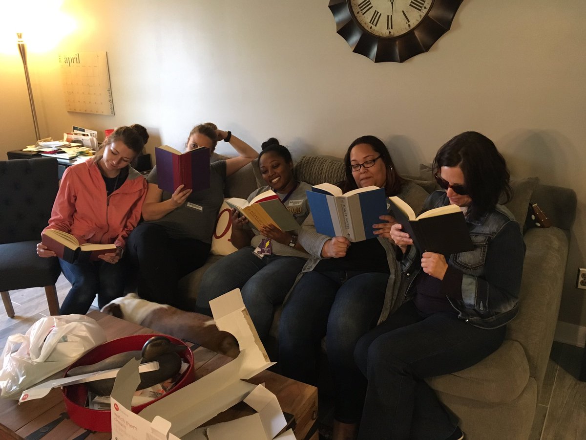 MrsBancroftWRMS's tweet photo. How teachers spend their Friday nights. #2cool4school #teachershavefuntoo #onewaggoner https://t.co/FLEhrw3or0