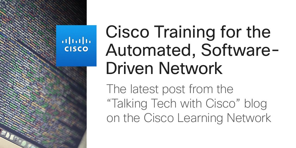 LearningatCisco's tweet image. NPDESI, NPDEV, DNAIE, PRNE: #Cisco expands its #NetworkProgrammability portfolio. Get the latest training news. cs.co/60138dJwh