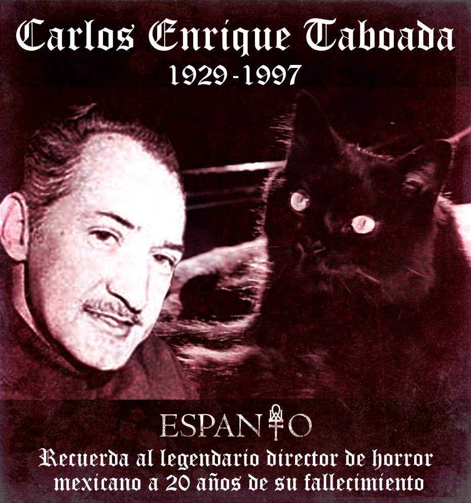 EspantoFest's tweet image. #CarlosEnriqueTaboada #Masnegroquelanoche #ellibrodepiedra #hastaelvientotienemiedo #venenoparalashadas #15abril #aniversarioluctuoso