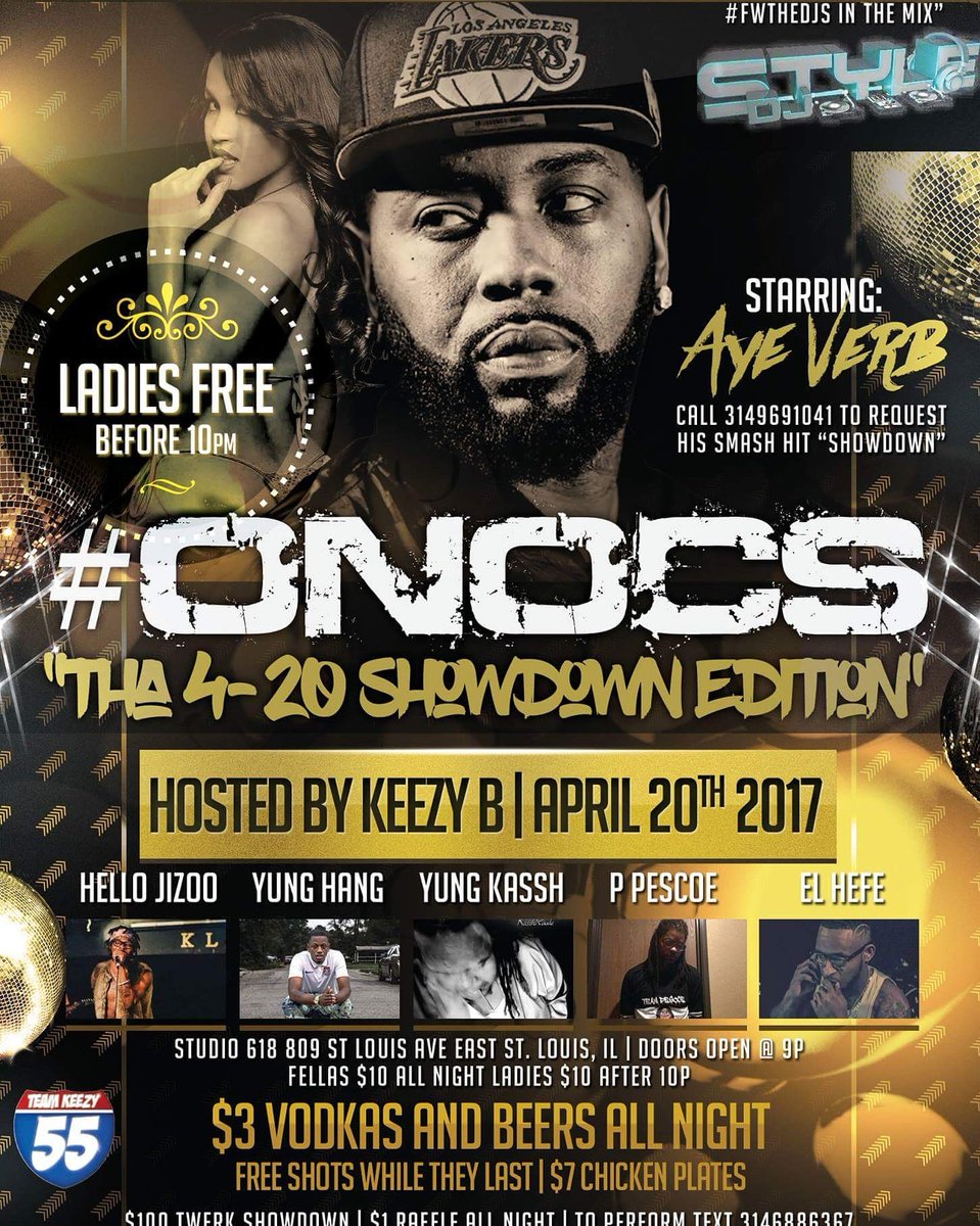 THEREAL_EL_HEFE's tweet photo. I WILL BE PERFORMING LIVE THURSDAY APRIL 20TH AT STUDIO 618, GET AT ME FOR TICKETS #HEFEGANG #BSE #RealLifeRealMusic #Dope #ElHefe https://t.co/JbXCaPUPal