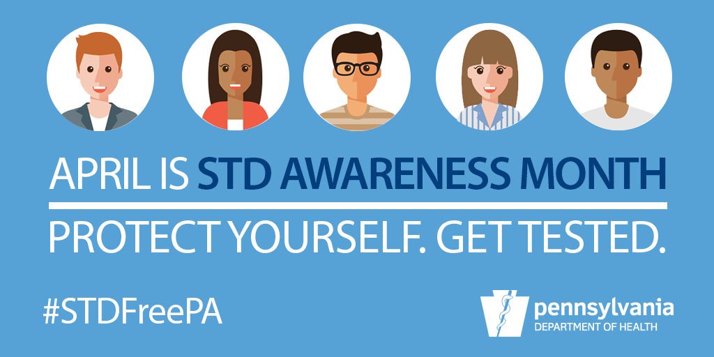 PAHealthDept's tweet photo. #DYK Every year, over 53,000 people in Pennsylvania are infected with Chlamydia. Protect yourself. Get tested! #STDfreePA #STDMonth17 https://t.co/rhctTqmPXS