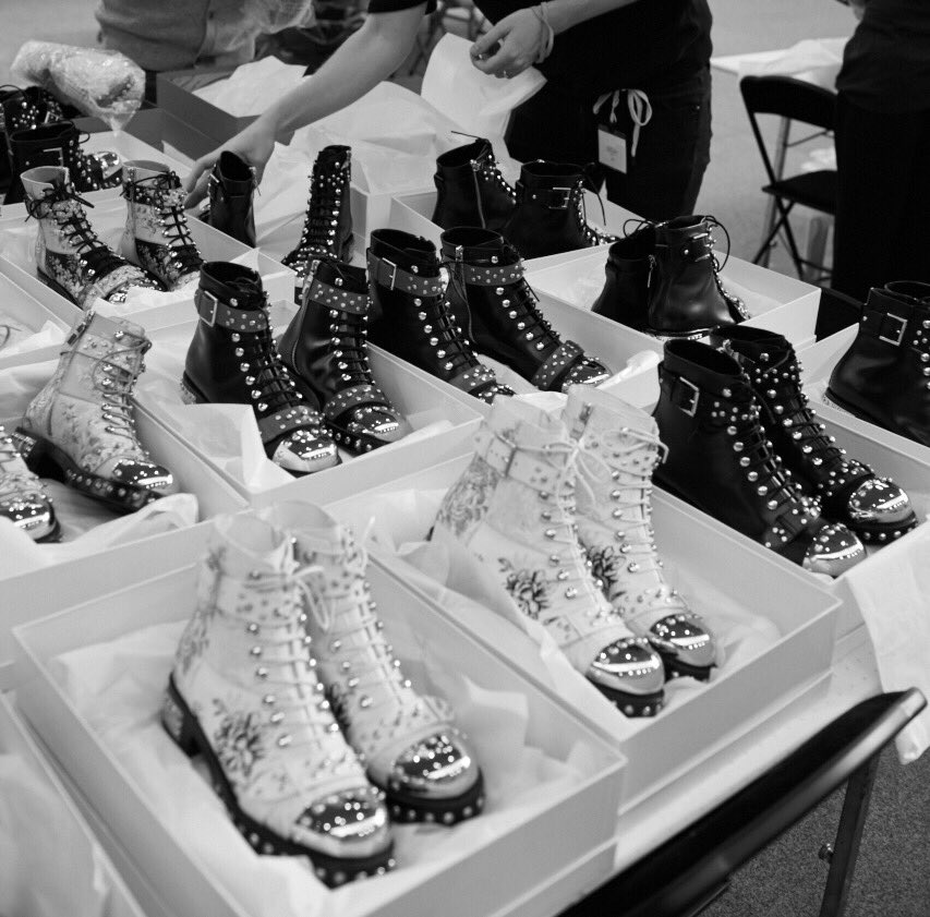 alexander mcqueen hobnail boots