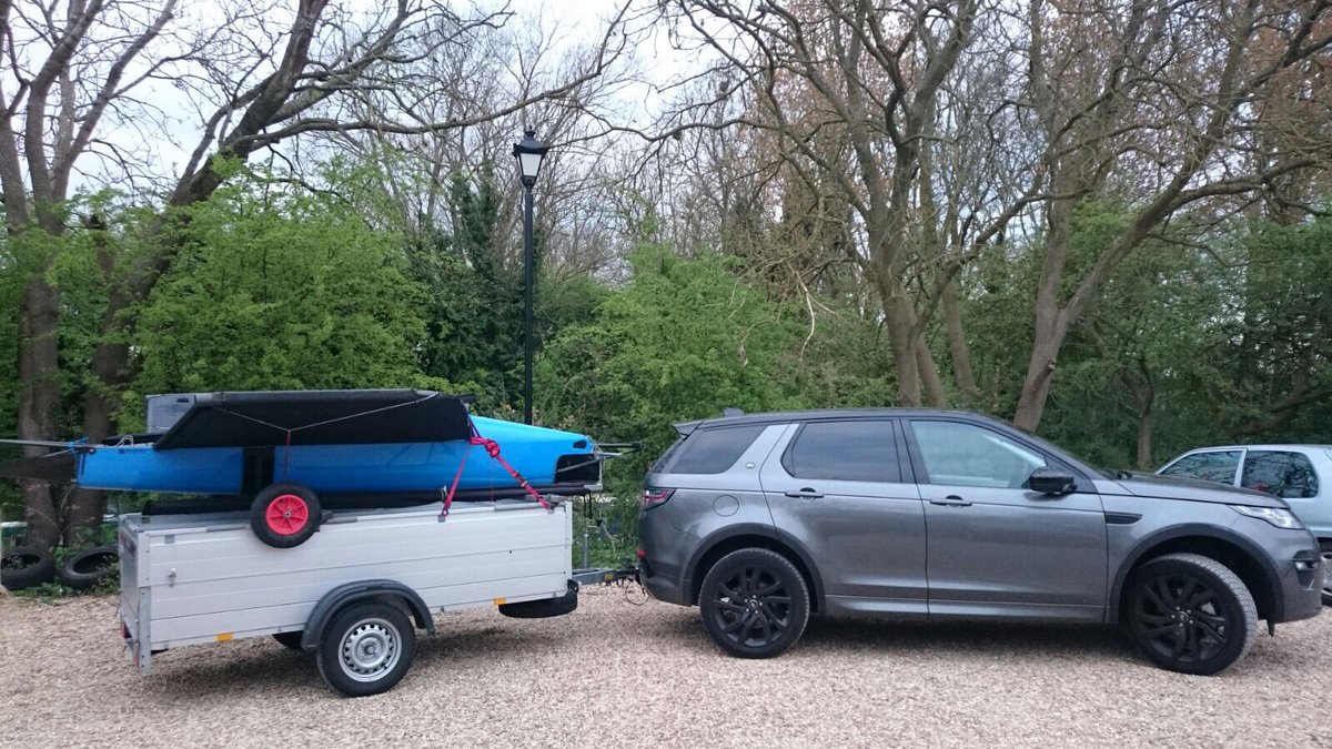 SPOTTED: Disco Sport packed-up and ready for an Easter adventure! First stop, pub!