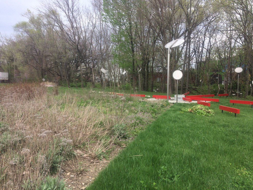streamlinesindy's tweet photo. The #PoguesRun site needed some weeding of #invasivespecies today. Look for St John's Wort soon #streamlines https://t.co/rVNk1tOxRE