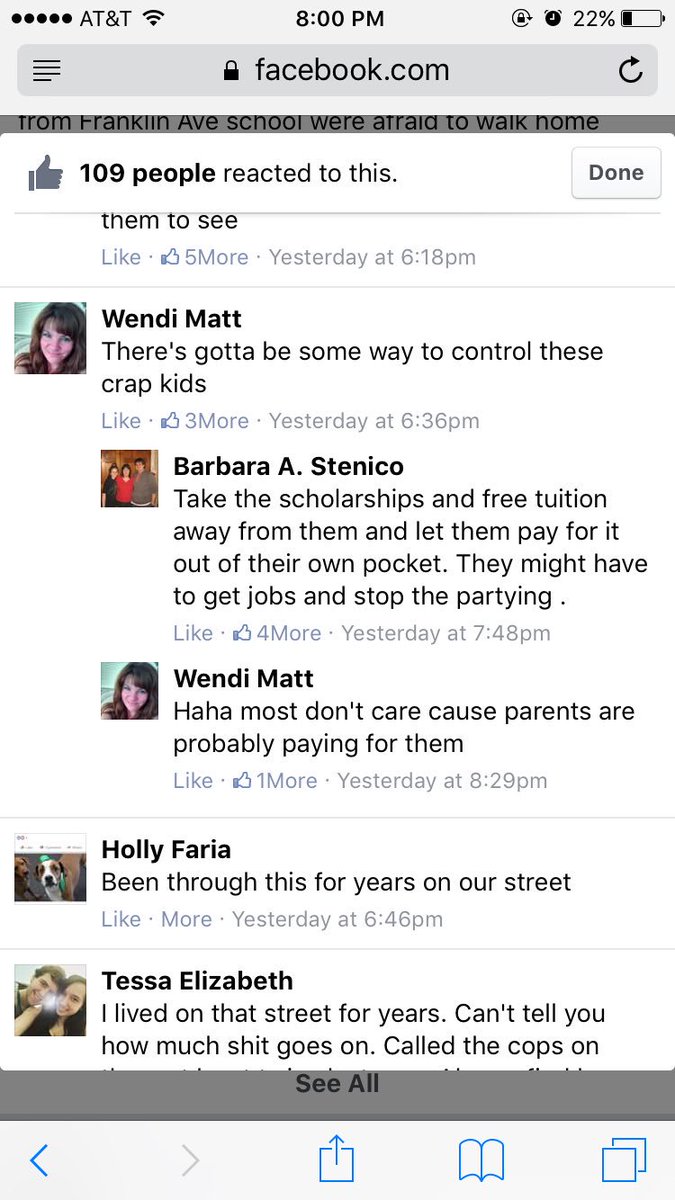 roxypetko's tweet photo. When Westfield townies r sick of wsu students partying and decide to form a neighborhood watch lmfao https://t.co/z80xIToA0R