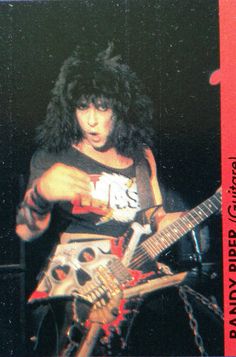Happy birthday to founding member and former lead and Rythym guitarist of W.A.S.P. Randy Piper 
