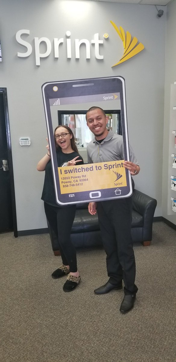 New customer getting ready for #FindYourPark week by switching to @sprint unlimited freedom.