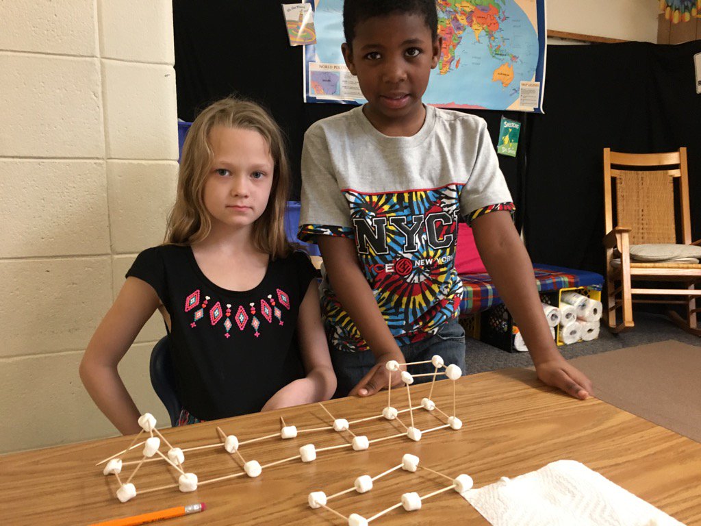 MrsKrusa's tweet photo. Look what we made with all our shapes and marshmallows!!
#mathwithkrusa🦋 #kmdolphinsrock🐬 https://t.co/Fe5h0IAVDK