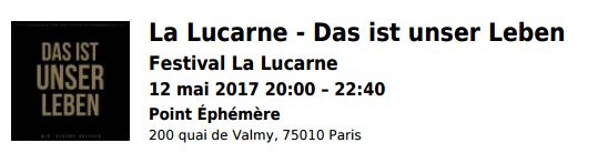 A_la_buvette's tweet photo. Places rรฉservรฉes @La_Lucarne_ (et #Geraldinos, et #WhatPolitica et #JacktoaKing) vous saurez ou me trouver le We du 12-14 mai @PointEphemere https://t.co/9otQSO2592
