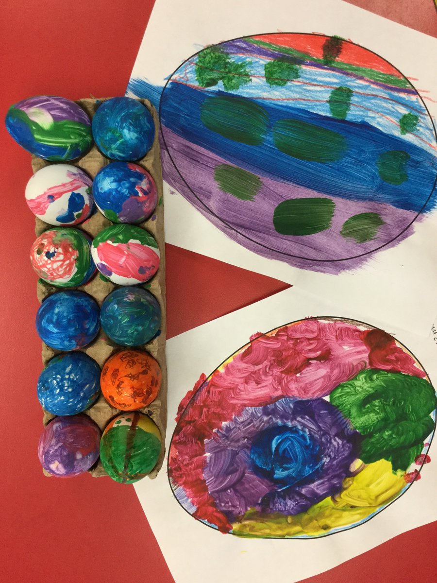 JerseyKindie's tweet photo. Using the design process in room 105 to plan and create colourful eggs that are as unique as we are! #rm105 https://t.co/A3VNOiltty