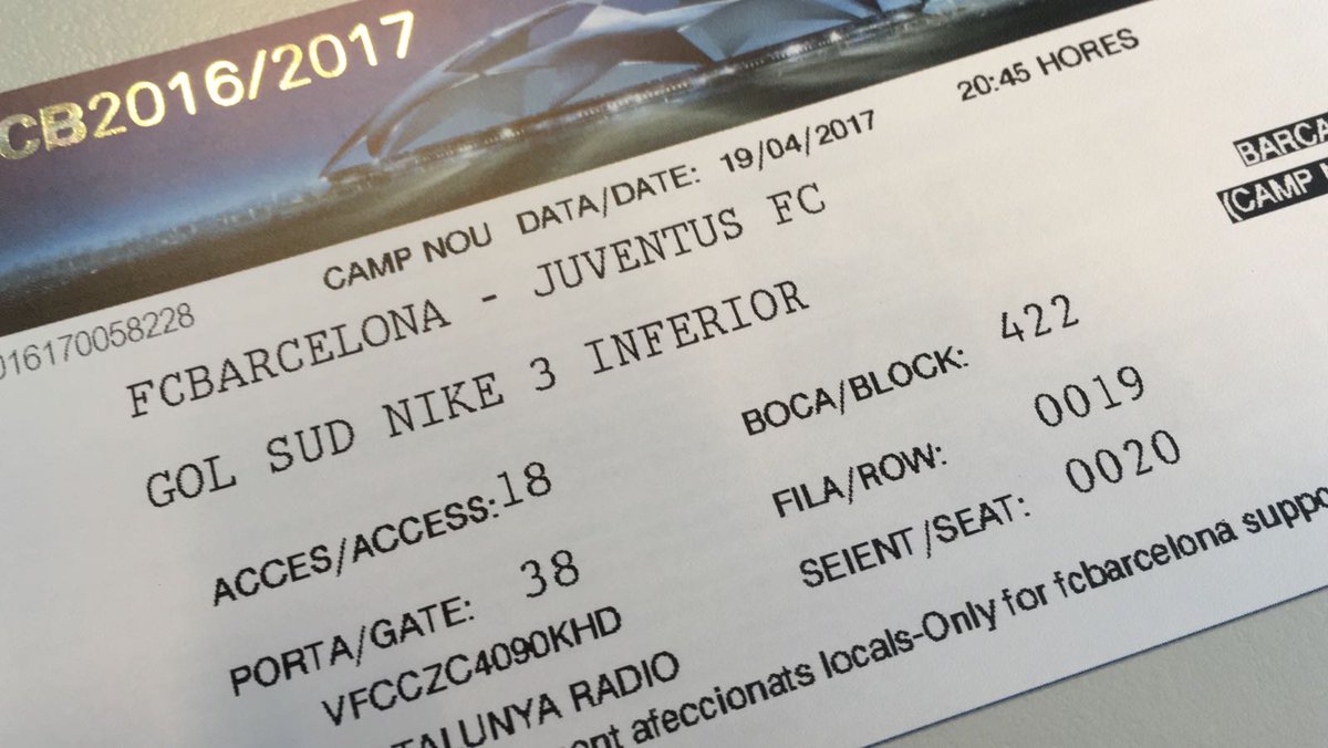 🔵🔴 RT i FOLLOW si vols una entrada doble per al Barça-Juve! La remuntada és complicada, però aquest equip ja ho ha fet aquest any. I si sí?