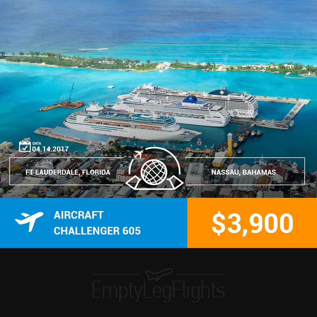 EmptyLegSearch's tweet image. #Bahamas #Nassau #Island #FtLauderdale #Lauderdale #Florida #PrivateJet #Jets #Travel #Aircraft #plane #businessjet  emptylegflights.info/flights/170