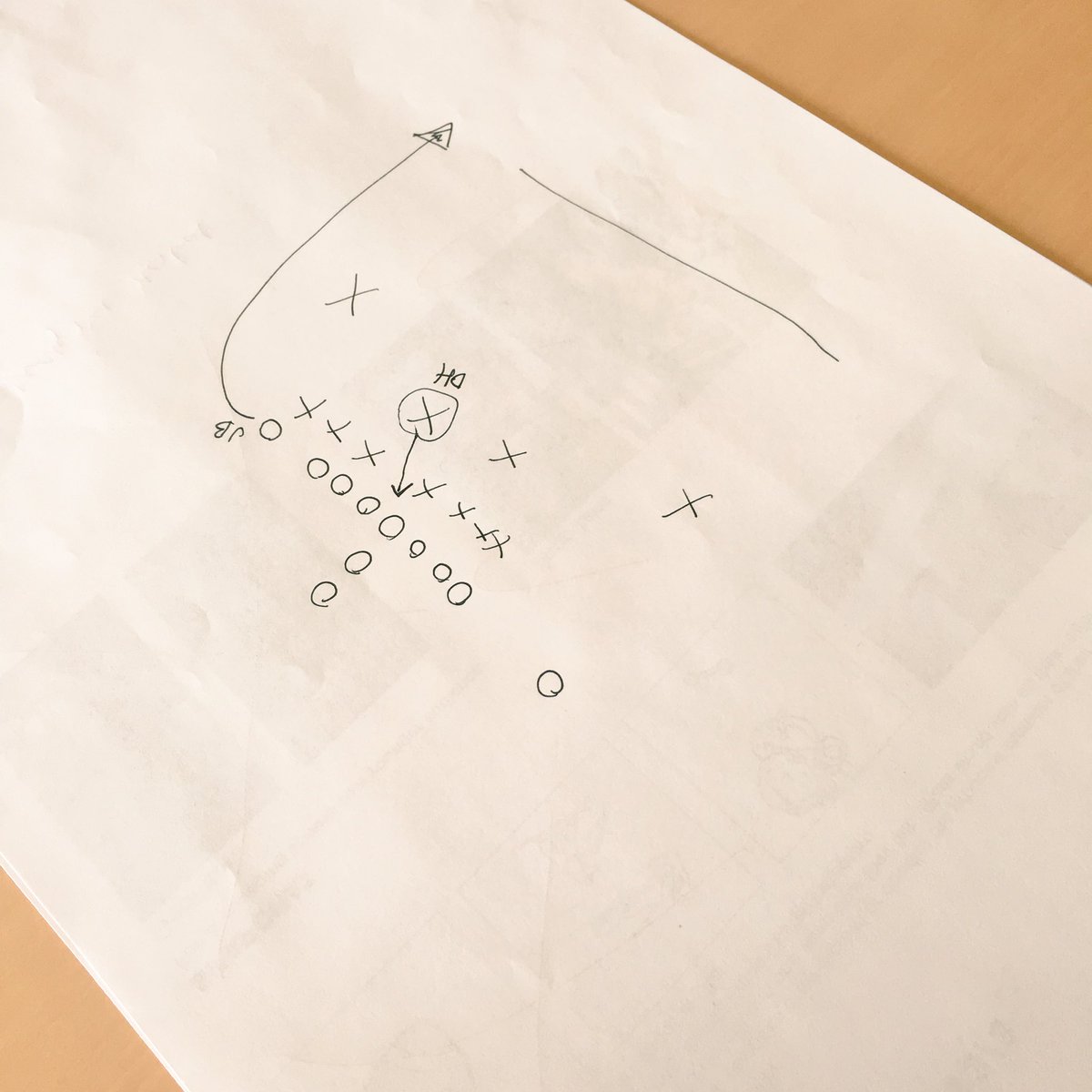 kellarussell's tweet image. So @marlonjackson is explaining football to us (with visuals) during a meeting. #ithinkigetit 🤦🏻‍♀️