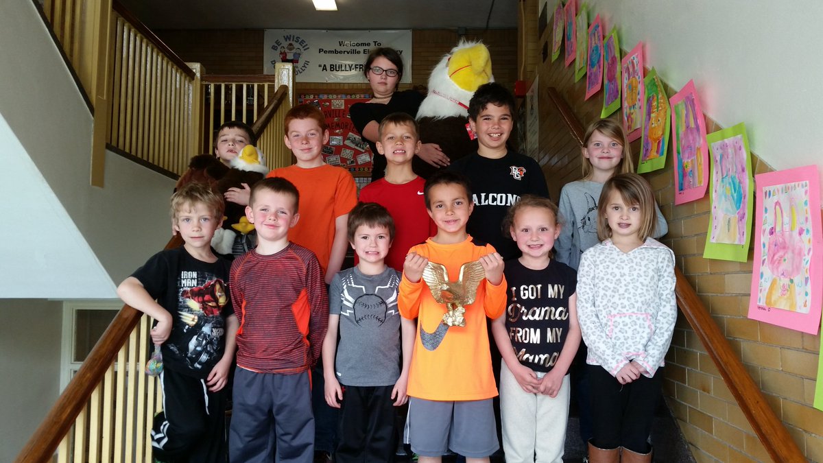 pv_principal's tweet photo. Pemberville's "Caught Being Good" winners for week of April 10th. https://t.co/6wrIWzNfr3