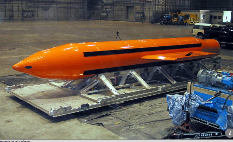 noticias4vision's tweet photo. Estados Unidos explica porqué lanzó "la madre de todas las bombas" contra ISIS en Afganistán. 

https://t.co/ttkjKAhyMp https://t.co/1Krzrokjhm