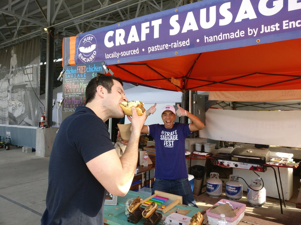 #tbt #craftsausagefest <a href="/DallasFarmer/">Dallas Farmers Market</a> this weekend!!!