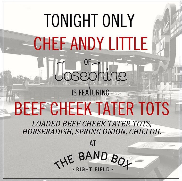 If you're at <a href="/nashvillesounds/">Nashville Sounds</a> game, go say hello to <a href="/ChefAndyLittle/">Andy Little</a>!