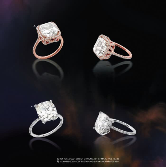 Obtain a beautiful rose gold ring for your significant other today.