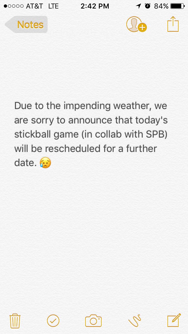 WE ARE SO SORRY!!! 😥 #stupidweather