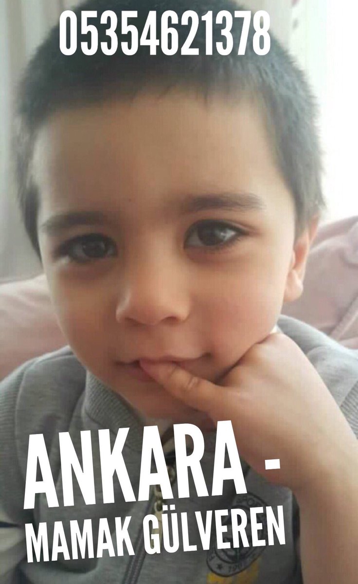 Allah rızası için lütfen RT yapalım.

"Çocuğumuz bugün kayboldu, perişan haldeyiz. Lütfen yardımcı olun."