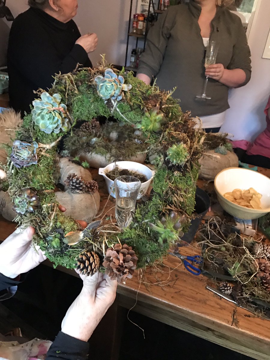 Easter workshop fun #succulents #causes #charity #cancerresearch #easter raised £275 book a workshop now on #Yorkshire for a good cause Kx