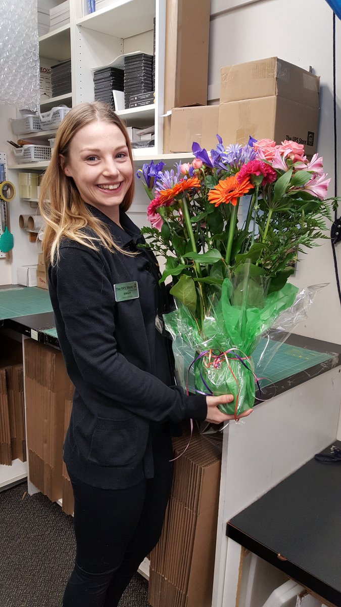 TheUPSStore47's tweet photo. Emily is celebrating her 5th Anniversary with our store! You can always count on her lovely smile when you visit our location! https://t.co/Fs89Was4ew
