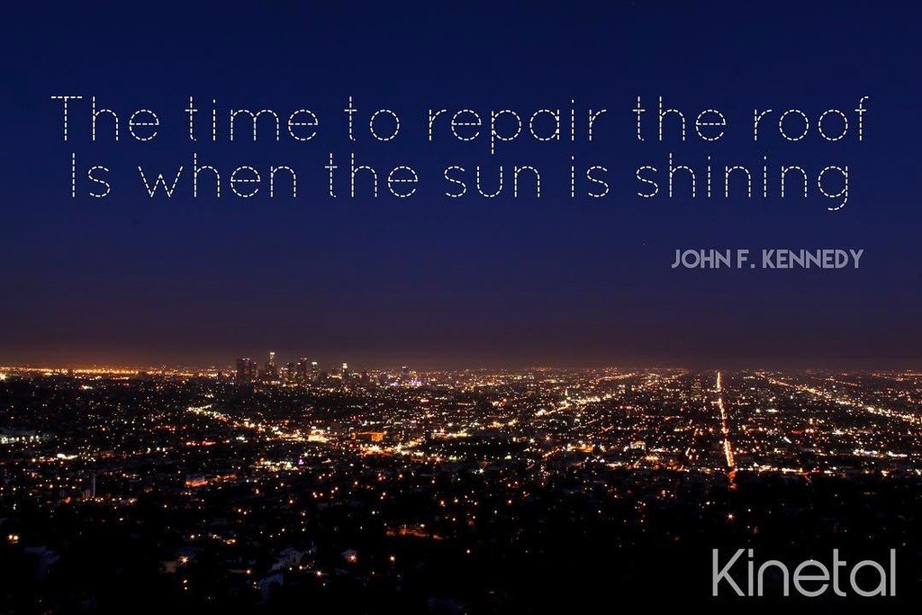 KinetalMedia's tweet photo. "The time to repair the roof is when the sun is shining" John F. Kennedy. Happy Easter everyone, stay motivated an… https://t.co/T45b32s2C9 https://t.co/EMvhi0uMIm