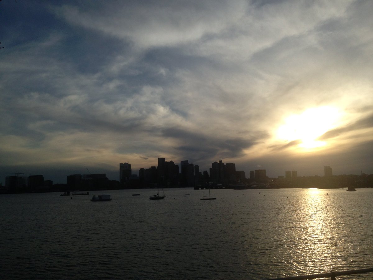 Sunsetting on #BeautifulBoston