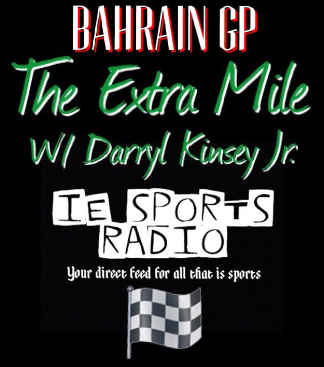 IESportsRadio's tweet photo. Tune in live for #TheExtraMile w/ @dkjr12!
#ChineseGP #TGPLB #OReillyAuto500 Recaps #BahrainGP Preview & More!
https://t.co/4JXNxWd7az https://t.co/amCC4i1Guv