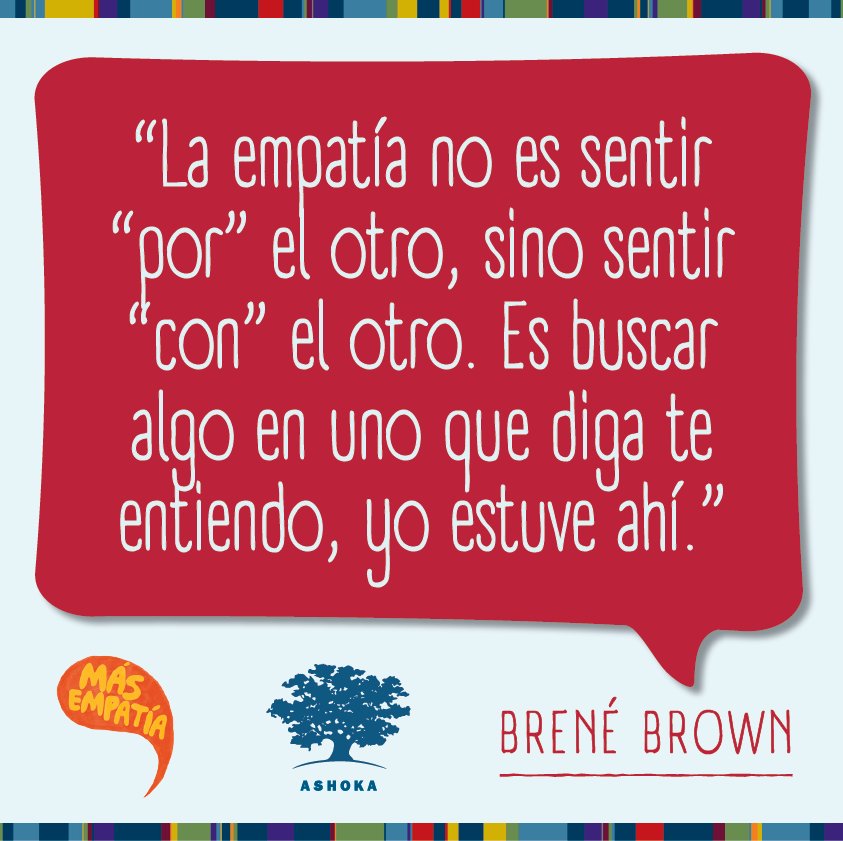 Uživatel Ashoka Argentina na Twitteru: „¡Buen viernes! Te dejamos esta  frase para reflexionar sobre la importancia de la empatía todos los días.  #MásEmpatía #BuenViernes… https://t.co/dPEyrZgG3a“