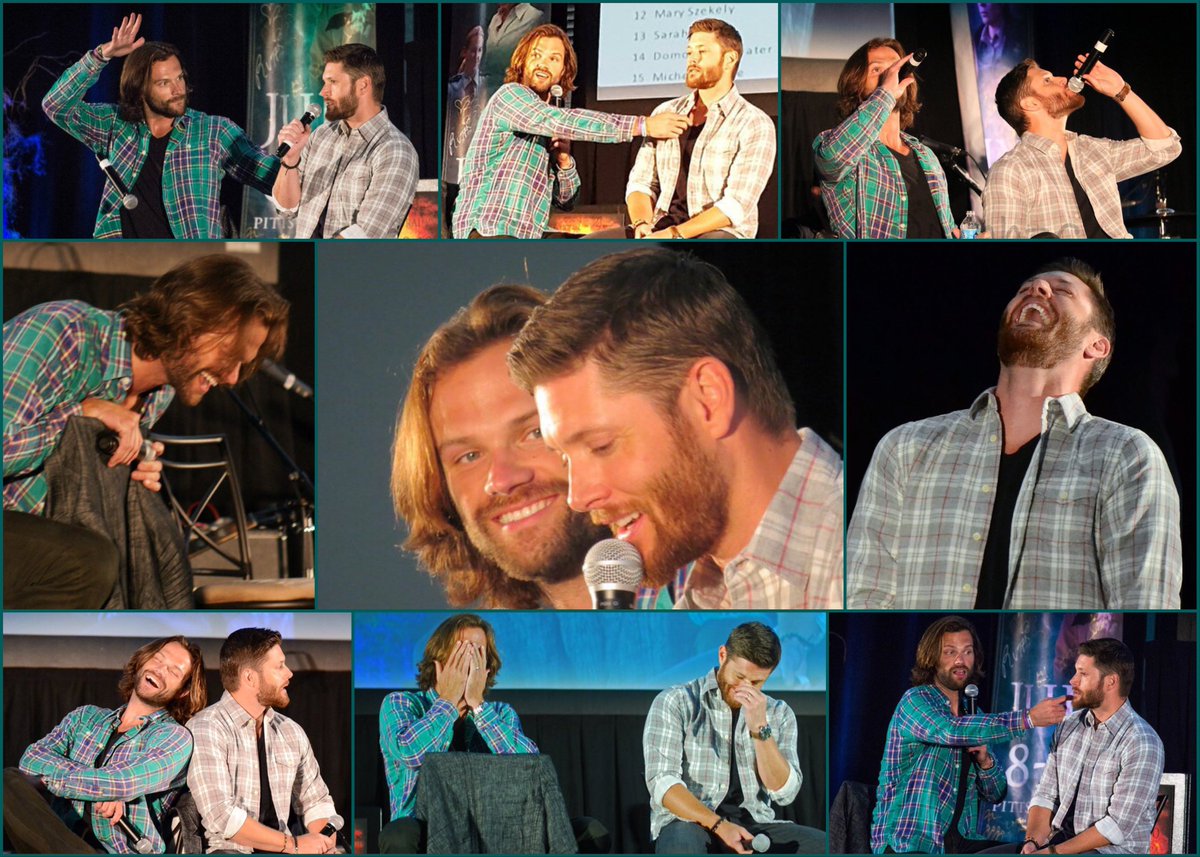 MarySmiMS's tweet photo. Happy #ThrowbackThursday #SPNFamily π #TBT #J2 #LOVE #spreadlove β€οΈ #JensenAckles β€οΈ #JaredPadalecki β€οΈ #PittCon2016 https://t.co/XX44431kIk