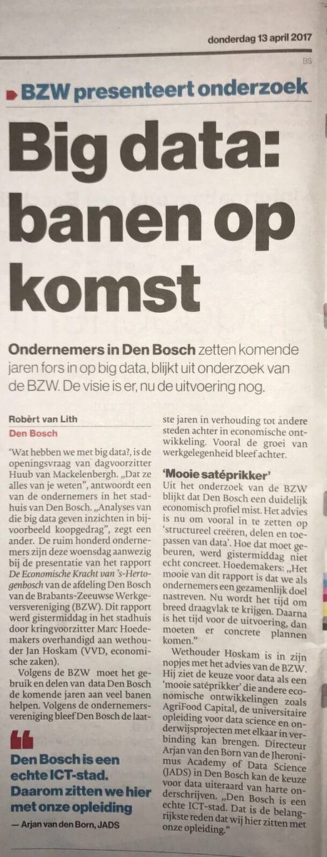 De kracht van 's-Hertogenbosch Trots op de samenwerking en het resultaat.