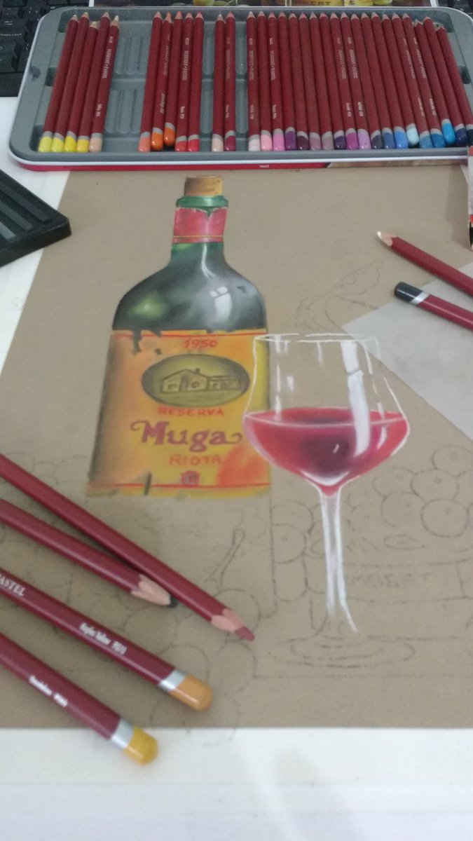 cadalberto23's tweet photo. #pastelpencils #softpastel #derwent #conteaparis #canson #miteintestouch #wine #art #drawing https://t.co/7hc0TppUWn