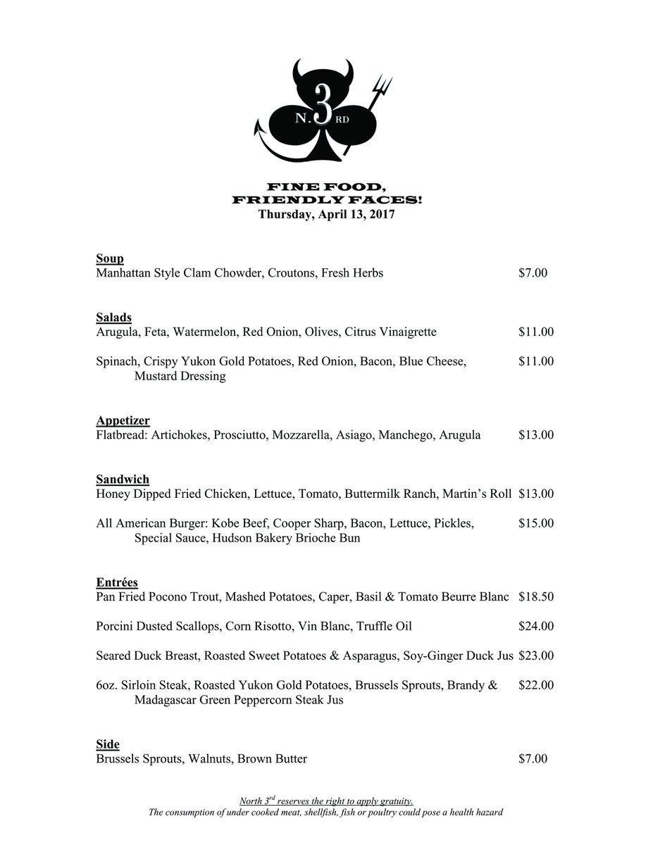 North3rd's tweet image. Thursday Specials! Take #GoodFriday off! @conshybrewing Blood Money IPA in cans &amp;amp; just tapped @2spbrewing Alternative facts Blonde Stout!