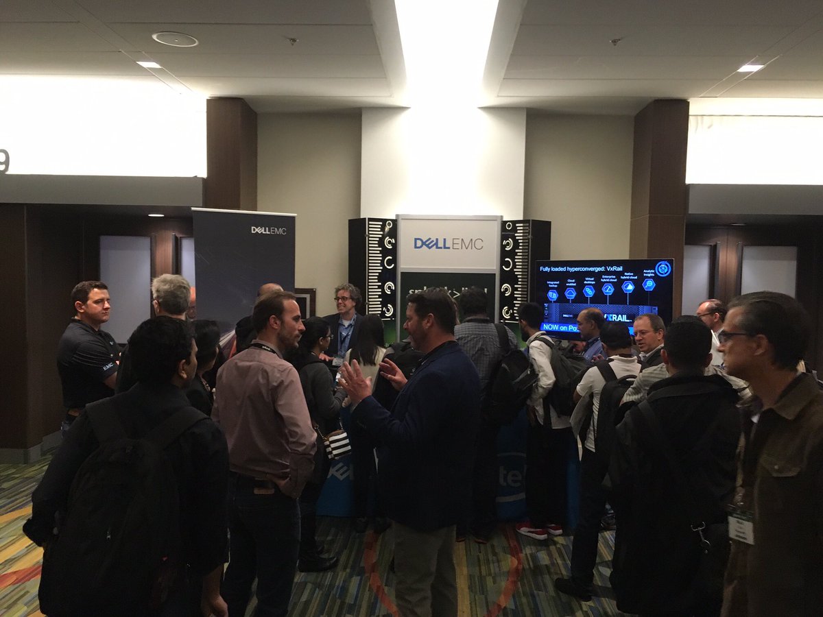 BigDataBrett's tweet photo. Great crowd at the #dellemc booth at #SplunkLiveSF. Stop by our booth to chat about our solutions for #splunk https://t.co/O2IKWu9Low