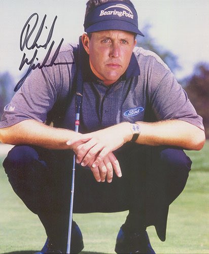 Phil Mickelson 8'x10' autographed signed photo comes with a COA LOA autographarcade.com/pmickelson01.h… #philmickelson #golf #signedautographs