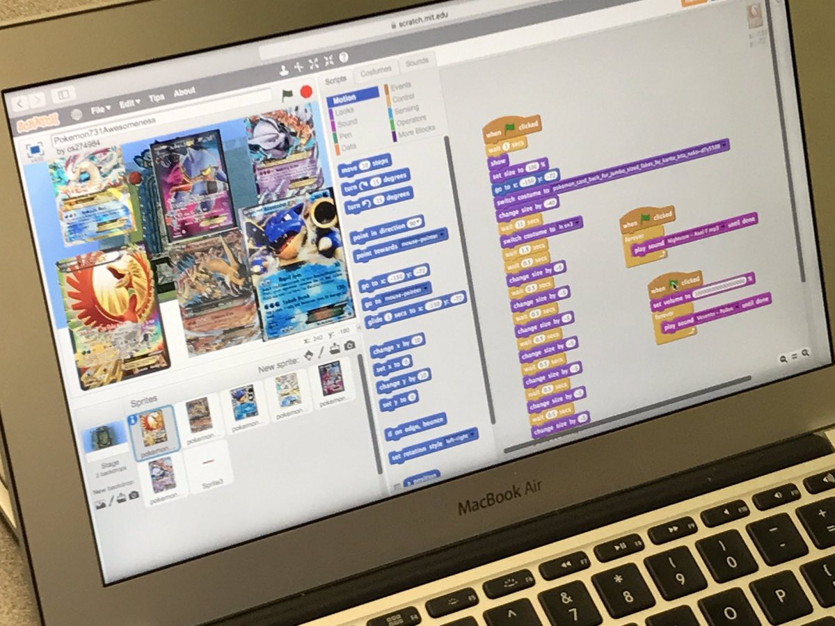 treyw97's tweet photo. Can't wait to put these on the big screen next week! @scratch #eddinsCode #mckedtech #myMISD #kidsdeserveit #kidscancode #CSforAll #eddins https://t.co/5Ox0MmioWH
