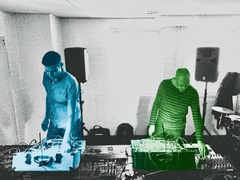 Rehearsing for @Superbooth_Bln set next Friday. Binary colour and sound #Superbooth17 #modularsynth #live #electronicmusic